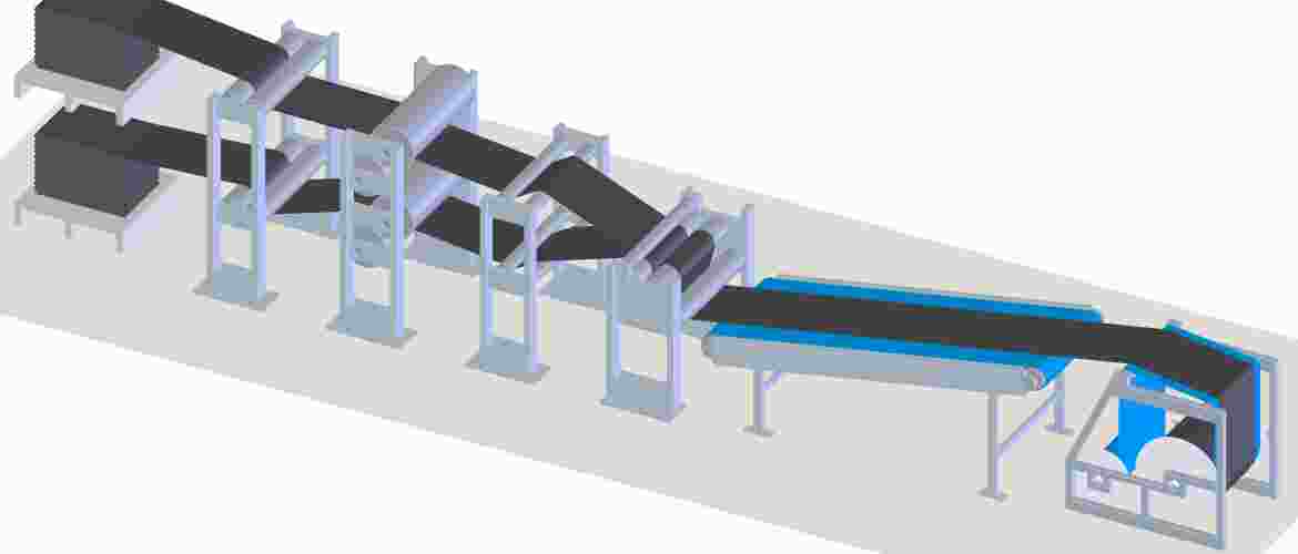 This is a mechanical process by which multiple rubber layers are pressed in a multi-roll calendar towards one homogeneous rubber layer. An alternative is rollerhead equipment. The rubber compound plasticized in the extruder is conveyed via a wide extrusion die directly into the roll nip of a two-roll calender.