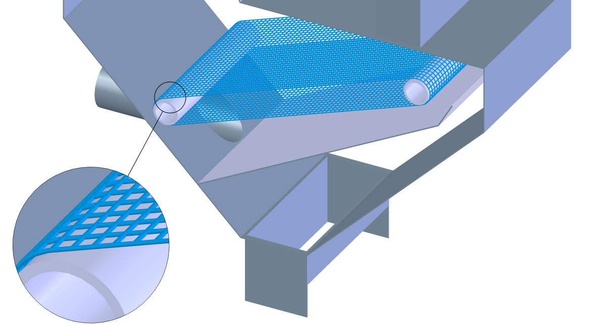 Neste passo, o limbo é separado do caule e a poeira e pequenas partículas externas são filtradas.