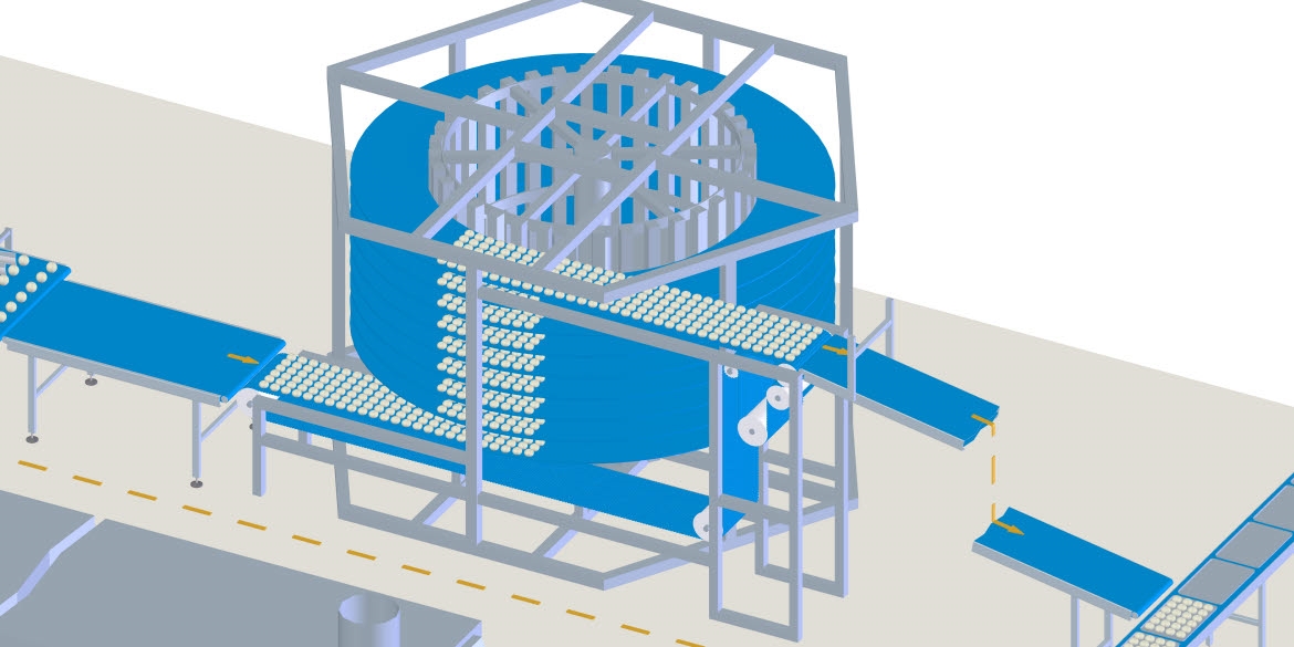 Grazie alla loro capacità di gestire con efficienza grossi volumi e alle dimensioni compatte, le spirali di lievitazione sono l’opzione preferita delle grandi industrie di prodotti da forno.
