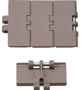 Plastic clearance chain conveyors