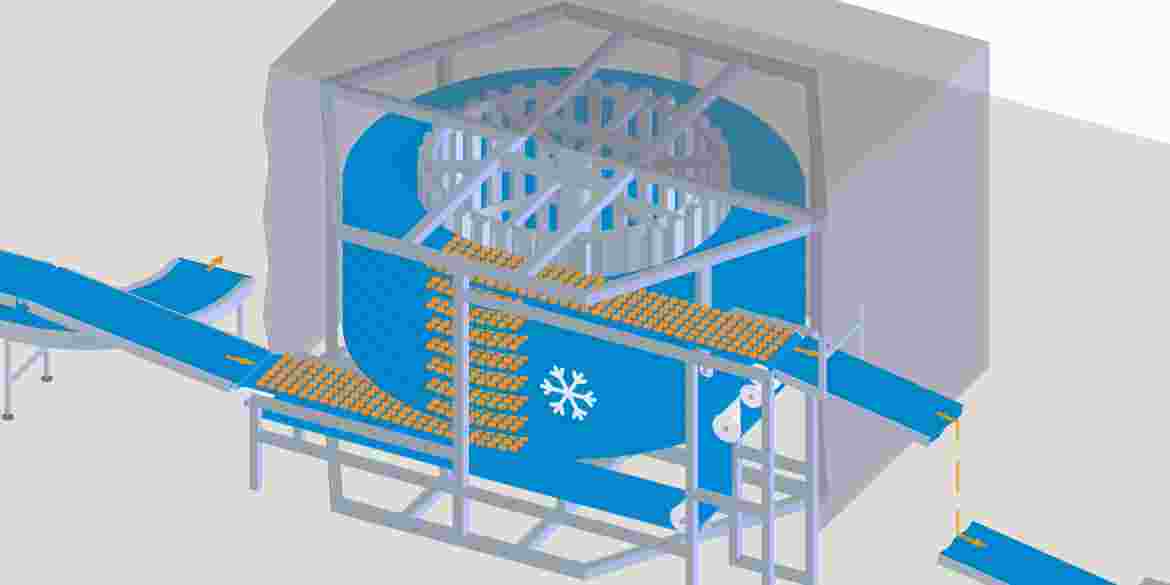 Bread must be allowed to cool and the right amount of moisture must evaporate from the bread before the loaves are ready for slicing and packaging. Good air circulation during this period is critical.