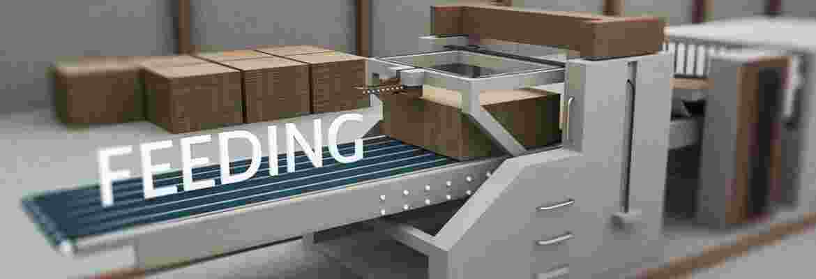 W tej części procesu produkcji wykonywane są nadruki arkuszy kartonu falistego przed ich uformowaniem w pudełka.