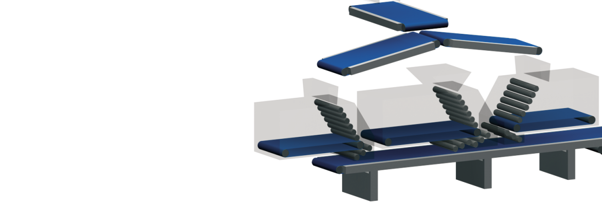 Particles from the weighing belt are distributed into mat-forming machines, where they are prepared before they are layered onto the forming belt.