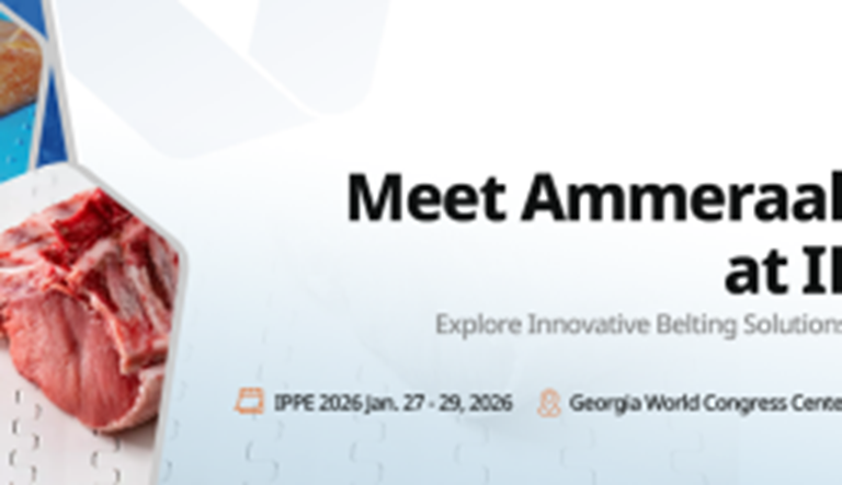 Ammeraal Beltech at IPPE 2026: Leading Belting Solutions for Meat & Poultry